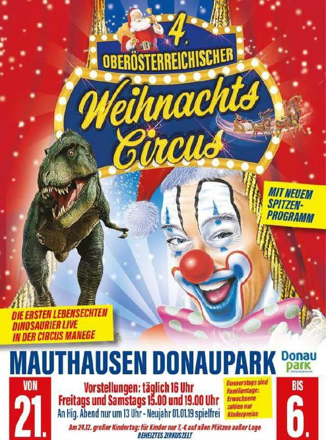 Weihnachtszirkus in Mauthausen