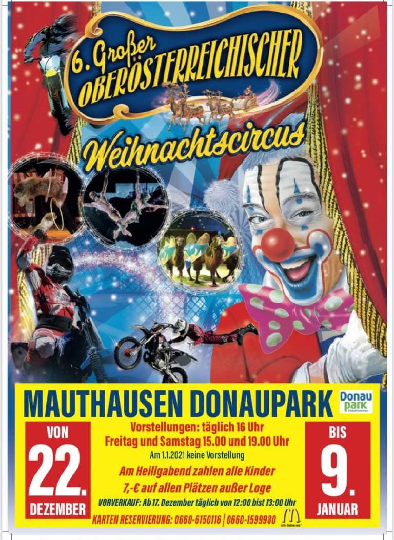 Programm 2021 Mauthausen – Aufnahme aus der Circus-Fotogalerie