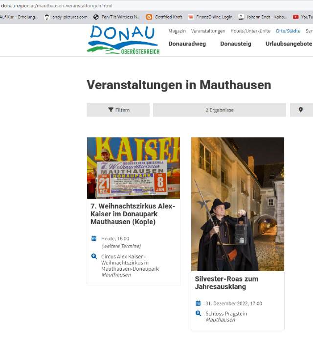 Programm 2022 Mauthausen – Aufnahme aus der Circus-Fotogalerie