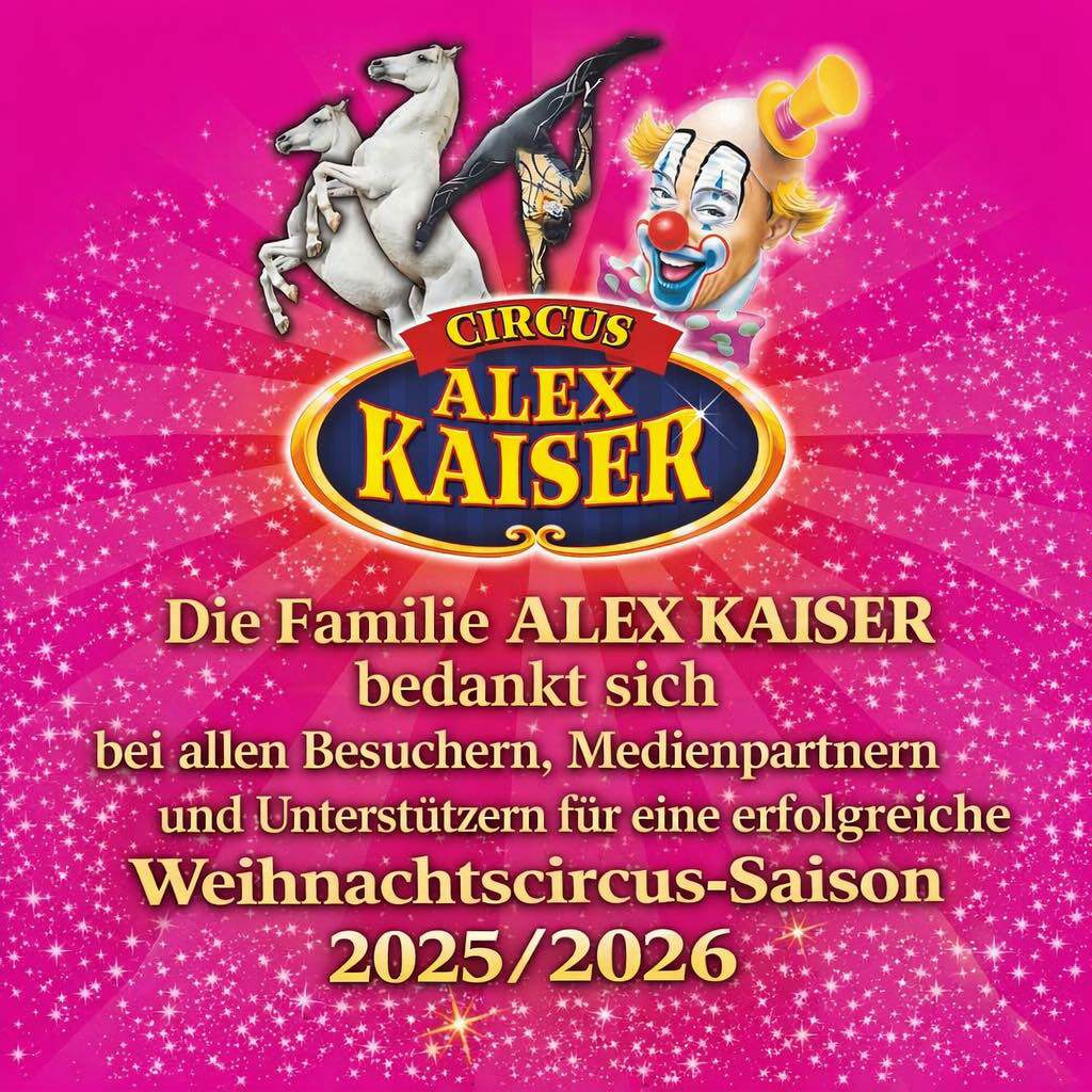 Circus Alex Kaiser - off. Website-Weihnachtszirkus – Aufnahme aus der Circus-Fotogalerie